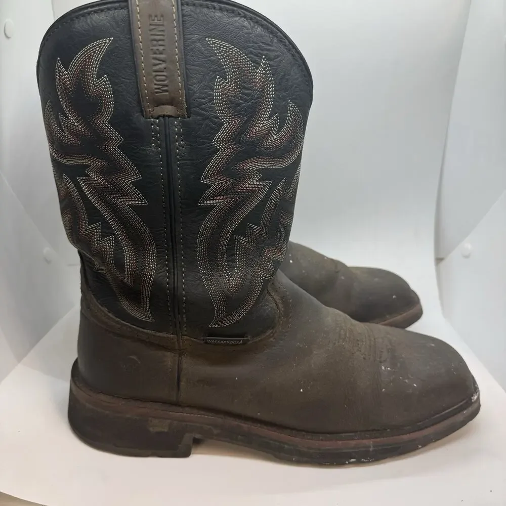 Wolverine - Men's Rancher Waterproof Steel-Toe Wellington - W10765 Size 9.5 M